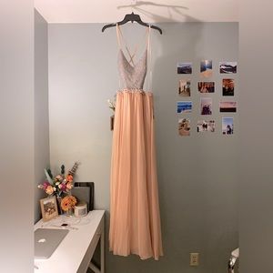 City Studio blush pink prom dress size 9. New with tags.